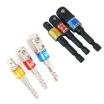 3pcs/set Socket Adapter Drill Bits Hex Shank Converter 1/4" 3/8" 1/2" Impact Driver Power Extension Bar Tools
3pcs/set Socket Adapter Drill Bits Hex Shank Converter 1/4" 3/8" 1/2" Impact Driver Power Extension Bar Tools