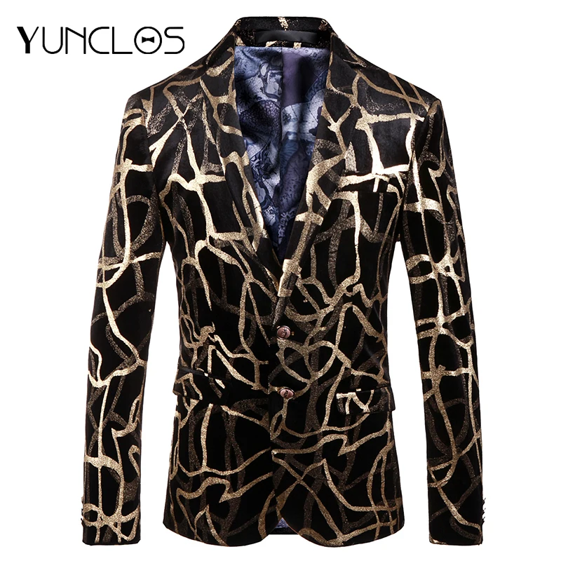 YUNCLOS 2019 Men Blazer Slim Fit Male Wedding Party Suit Jackets Casual Hot Stamping Mens Blazer Jackets Winter blazer masculino
YUNCLOS 2019 Men Blazer Slim Fit Male Wedding Party Suit Jackets Casual Hot Stamping Mens Blazer Jackets Winter blazer masculino