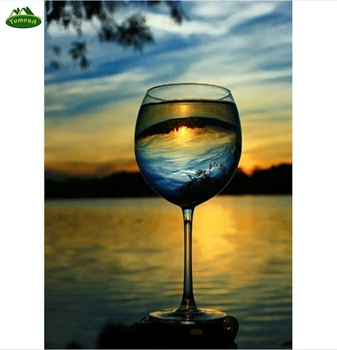 5D DIY Diamond Embroidery Champagne Glasses Cup Sunset Scenery Diamond Painting Cross Stitch Rhinestone Mosaic Wall Decoration
5D DIY Diamond Embroidery Champagne Glasses Cup Sunset Scenery Diamond Painting Cross Stitch Rhinestone Mosaic Wall Decoration