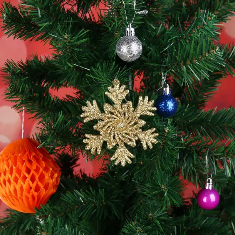 Bling Bling Christmas 3D Snowflake Glitter Pendant Plastic Ornaments Xmas Tree Decoration (6 models )
Bling Bling Christmas 3D Snowflake Glitter Pendant Plastic Ornaments Xmas Tree Decoration (6 models )