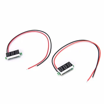 1PCS Mini DC Two Wires Digital Voltmeter Blue LED Display 2.5-30V Voltage Meter Voltage Detector 5 Colors
1PCS Mini DC Two Wires Digital Voltmeter Blue LED Display 2.5-30V Voltage Meter Voltage Detector 5 Colors