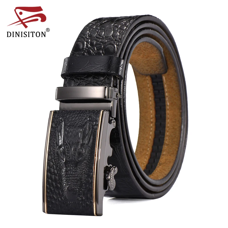 DINISITON Automatic Belt Genuine leather belts For Man Crocodile pattern Designer Fashion Strap Casual Male Luxury cinto Cro04A
DINISITON Automatic Belt Genuine leather belts For Man Crocodile pattern Designer Fashion Strap Casual Male Luxury cinto Cro04A