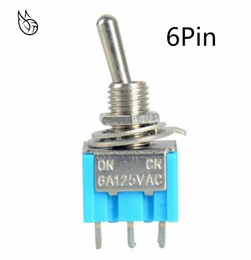 Promotion! 5pcs 3 Position 2P2T DPDT ON-OFF-ON Miniature Mini Toggle Switch 6A 125V
Promotion! 5pcs 3 Position 2P2T DPDT ON-OFF-ON Miniature Mini Toggle Switch 6A 125V