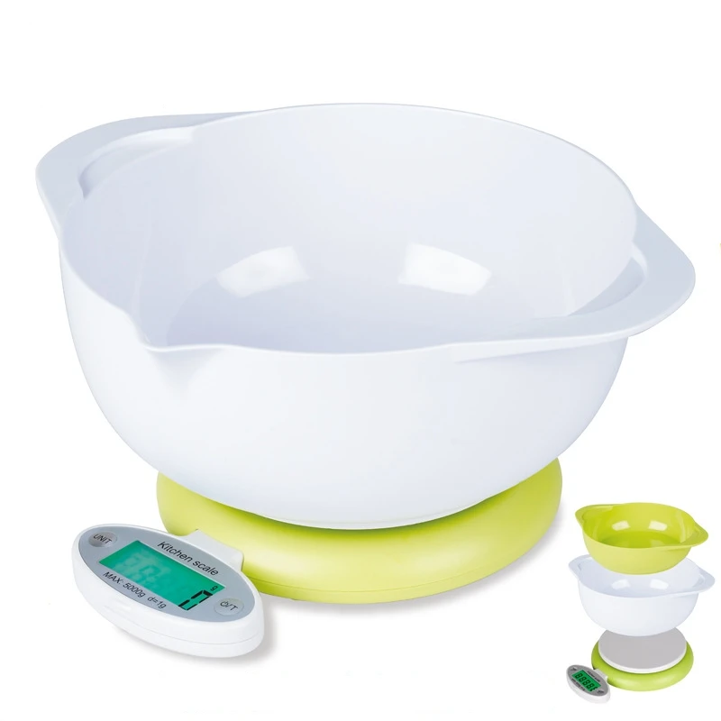 5KG/1g LCD Display Digital Scales food Kitchen Scale Double Bowl Practical Electronic Diet balance weight Tool LED Scale
5KG/1g LCD Display Digital Scales food Kitchen Scale Double Bowl Practical Electronic Diet balance weight Tool LED Scale