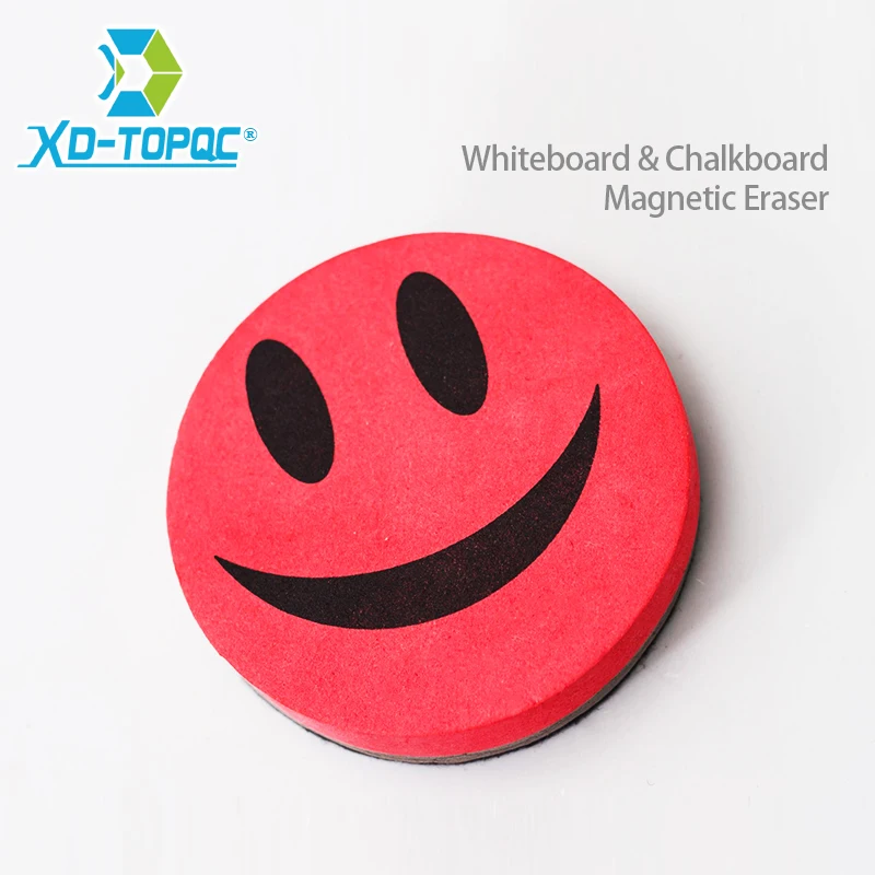 Ластик для доски Smile Face 4 цвета магнитные Ластики стирающие мелкую доску маркеры