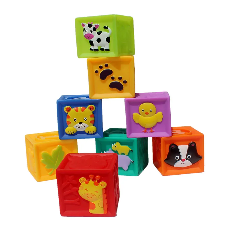 9pcs Baby Cartoon Soft Blocks Children Animals Squeezed Rainbow Blocks for Learning Color Numbers Educational Toy 5.5*5.5 cm
9pcs Baby Cartoon Soft Blocks Children Animals Squeezed Rainbow Blocks for Learning Color Numbers Educational Toy 5.5*5.5 cm