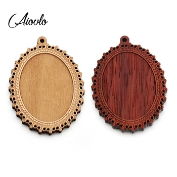 High Quality Retro 30*40mm Yellow Pear Wood Pendant Blank Setting Tray for Glass Cameo Cabochons Diy Jewelry Making Crafts
High Quality Retro 30*40mm Yellow Pear Wood Pendant Blank Setting Tray for Glass Cameo Cabochons Diy Jewelry Making Crafts