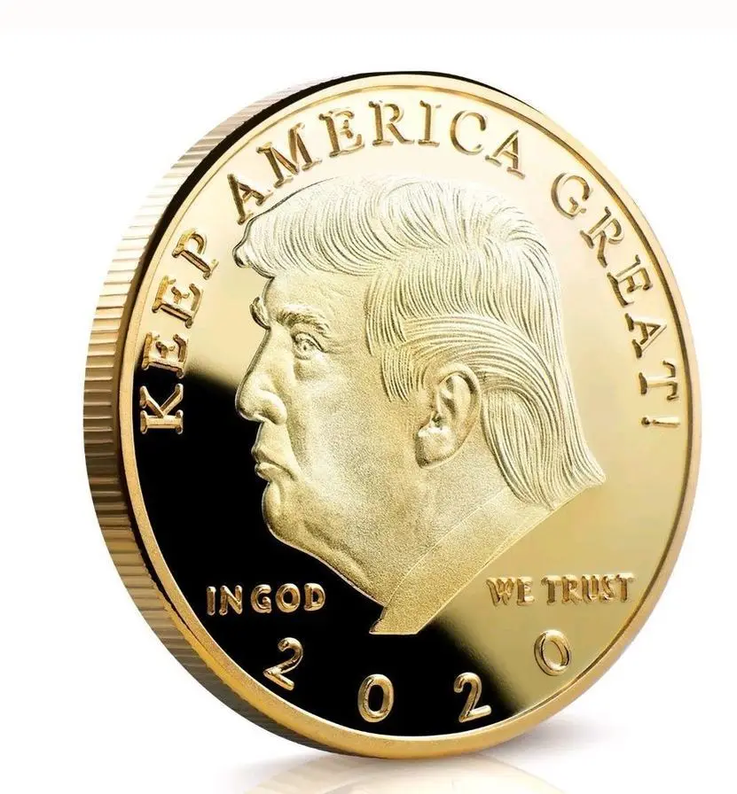 Donald J. Trump 2020 Keep America Great Commander In Chief Gold Challenge Coin Commemorative America 45th President Novelty Coin
Donald J. Trump 2020 Keep America Great Commander In Chief Gold Challenge Coin Commemorative America 45th President Novelty Coin