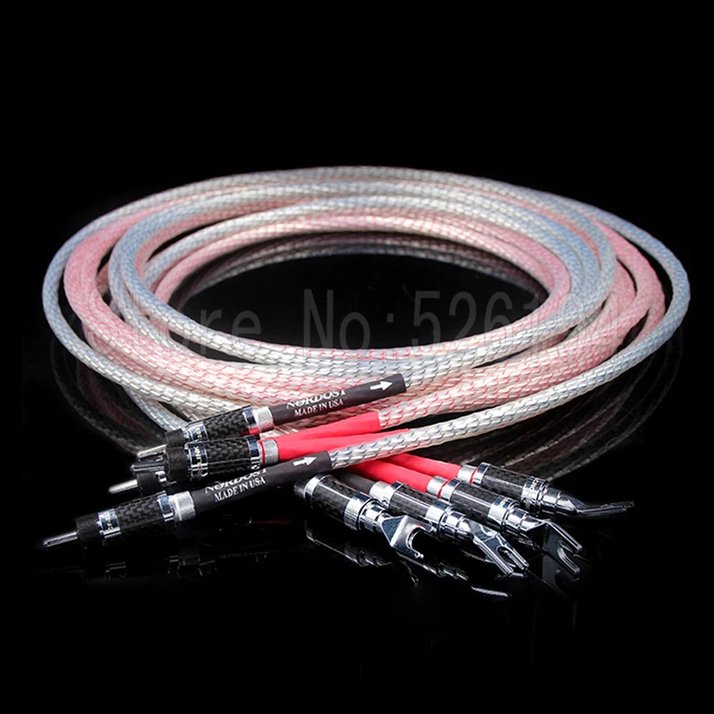 Free shipping 3M/pair Nordost Valhalla Audio Speaker Cable hifi Loundspeaker cable with carbon fiber Y spade connector
Free shipping 3M/pair Nordost Valhalla Audio Speaker Cable hifi Loundspeaker cable with carbon fiber Y spade connector
