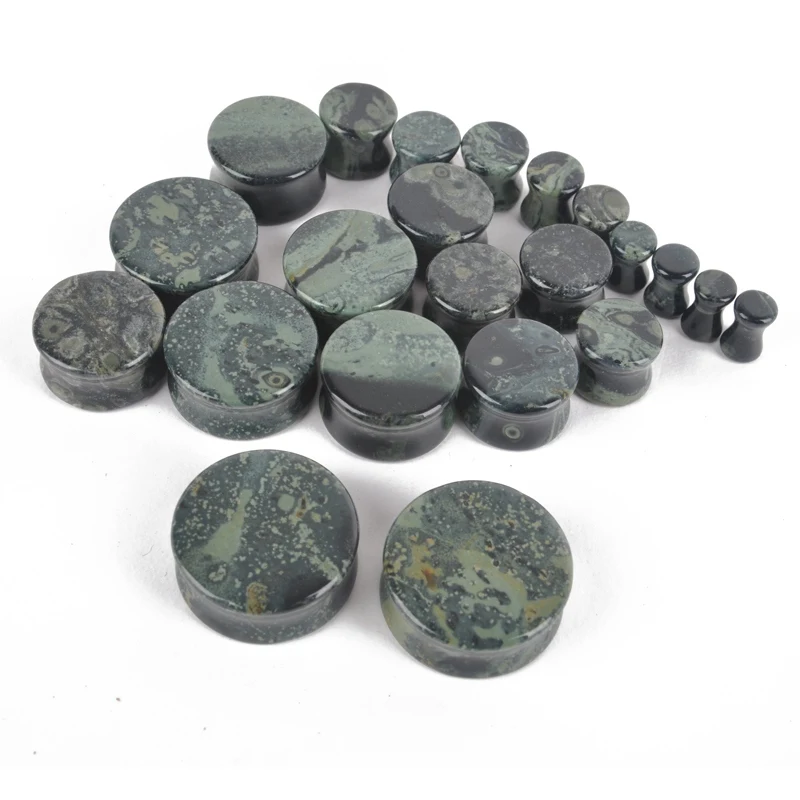 5-25mm 1 Pair Semi Precious Green Eyed Stone Crack Ear Plug Double Flare Flesh Tunnel Gauges Women Men Body Jewelry
5-25mm 1 Pair Semi Precious Green Eyed Stone Crack Ear Plug Double Flare Flesh Tunnel Gauges Women Men Body Jewelry