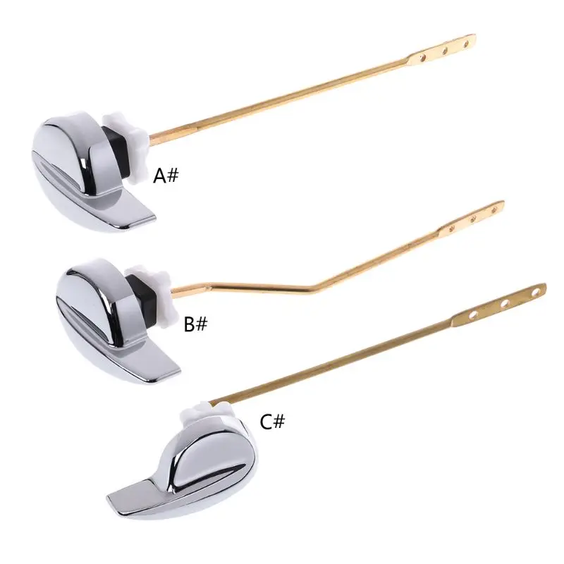 Chrome Finish Side Mount Toilet Flush Lever Toilet Tank Handle For Bathroom 
Chrome Finish Side Mount Toilet Flush Lever Toilet Tank Handle For Bathroom