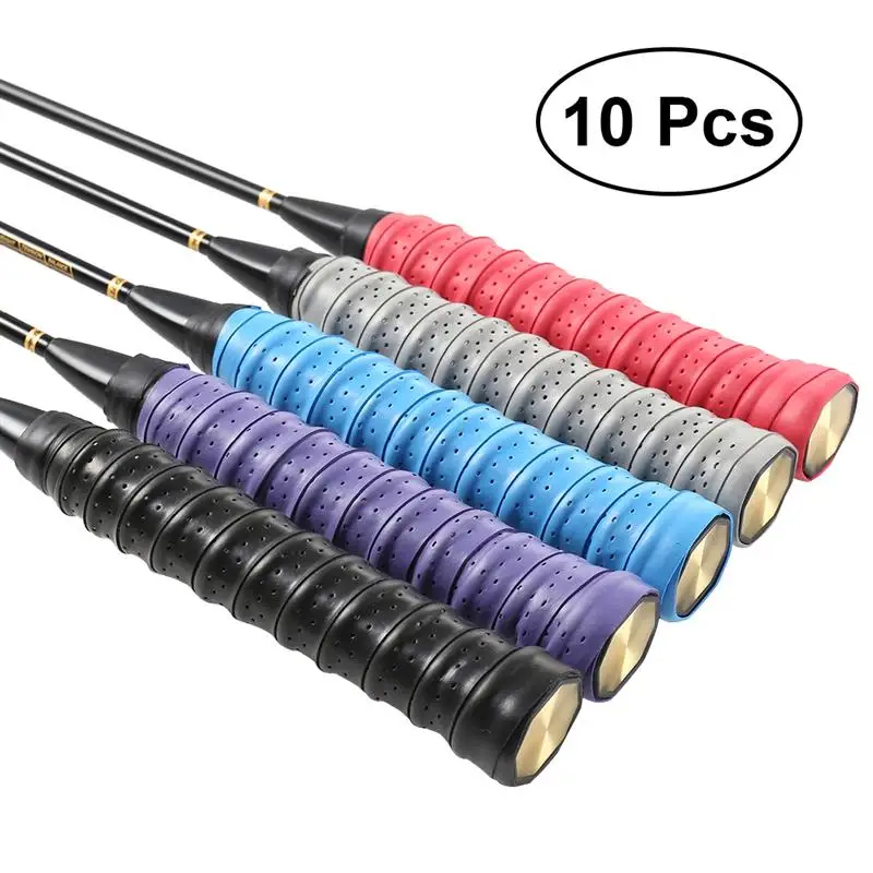10pcs Squash Badminton Tennis Racket Grip Tape Anti Slip Soft Racket Grip Wrap Overgrip Tape(Random Color)
10pcs Squash Badminton Tennis Racket Grip Tape Anti Slip Soft Racket Grip Wrap Overgrip Tape(Random Color)