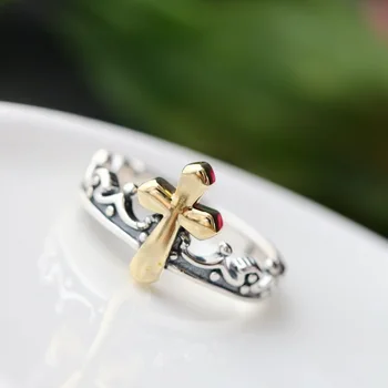 men and women with the cross Thai silver ring 925 sterling silver restoring ancient ways open forefinger mustard
men and women with the cross Thai silver ring 925 sterling silver restoring ancient ways open forefinger mustard