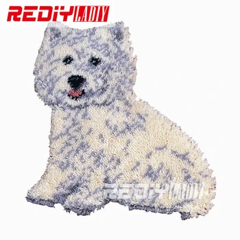 REDIY LADIY Latch Hook Rug Kits White Dog Wall Tapestry Floor Mat Pre-Printed Canvas Cushion Yarn Embroidery Unfinished Carpet 
REDIY LADIY Latch Hook Rug Kits White Dog Wall Tapestry Floor Mat Pre-Printed Canvas Cushion Yarn Embroidery Unfinished Carpet