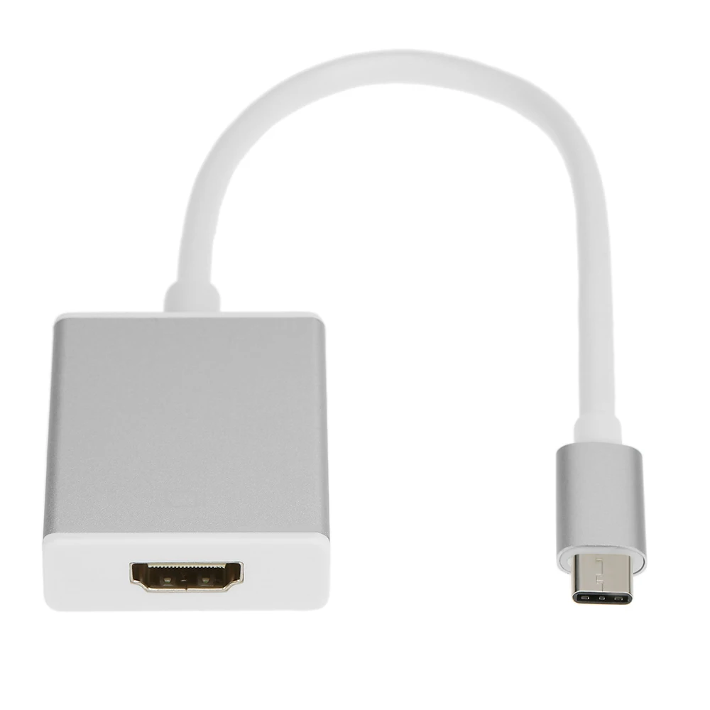 USB 3.1 Type C USB-C to HDMI Adapter for Apple New Macbook/Chromebook Pixel/Dell XPS 13/Yoga 900/Asus Zen AIO/Lumia 950/950XL
USB 3.1 Type C USB-C to HDMI Adapter for Apple New Macbook/Chromebook Pixel/Dell XPS 13/Yoga 900/Asus Zen AIO/Lumia 950/950XL