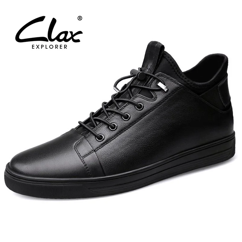 CLAX Mens Leather Shoes Spring Autumn Casual Shoe Male Genuine Leather Walking Footwear Winter Shoe Fur Fashion chaussure homme
CLAX Mens Leather Shoes Spring Autumn Casual Shoe Male Genuine Leather Walking Footwear Winter Shoe Fur Fashion chaussure homme