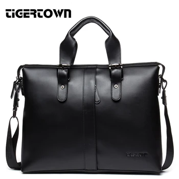 TIGERTOWN NEW Men's Leather Briefcase Vintage Briefcase Leather Laptop Computer Bag Zipper handbag Messenger Shoulder Bag
TIGERTOWN NEW Men's Leather Briefcase Vintage Briefcase Leather Laptop Computer Bag Zipper handbag Messenger Shoulder Bag