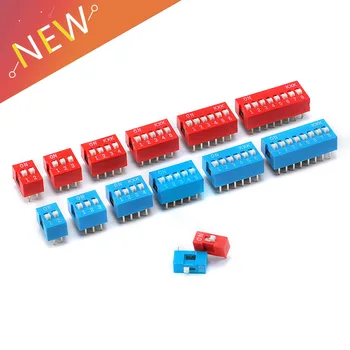 10Pcs Snap Type Switch Module 1 2 3 4 5 6 7 8 Bit 2.54mm Position Way DIP Pitch Toggle Switch Blue Snap Switch Dial Switch
10Pcs Snap Type Switch Module 1 2 3 4 5 6 7 8 Bit 2.54mm Position Way DIP Pitch Toggle Switch Blue Snap Switch Dial Switch