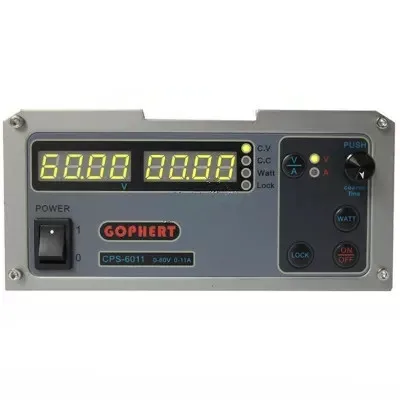 CPS-6011 60V 11A Precision PFC Compact Digital Adjustable DC Power Supply Laboratory Power Supply
CPS-6011 60V 11A Precision PFC Compact Digital Adjustable DC Power Supply Laboratory Power Supply