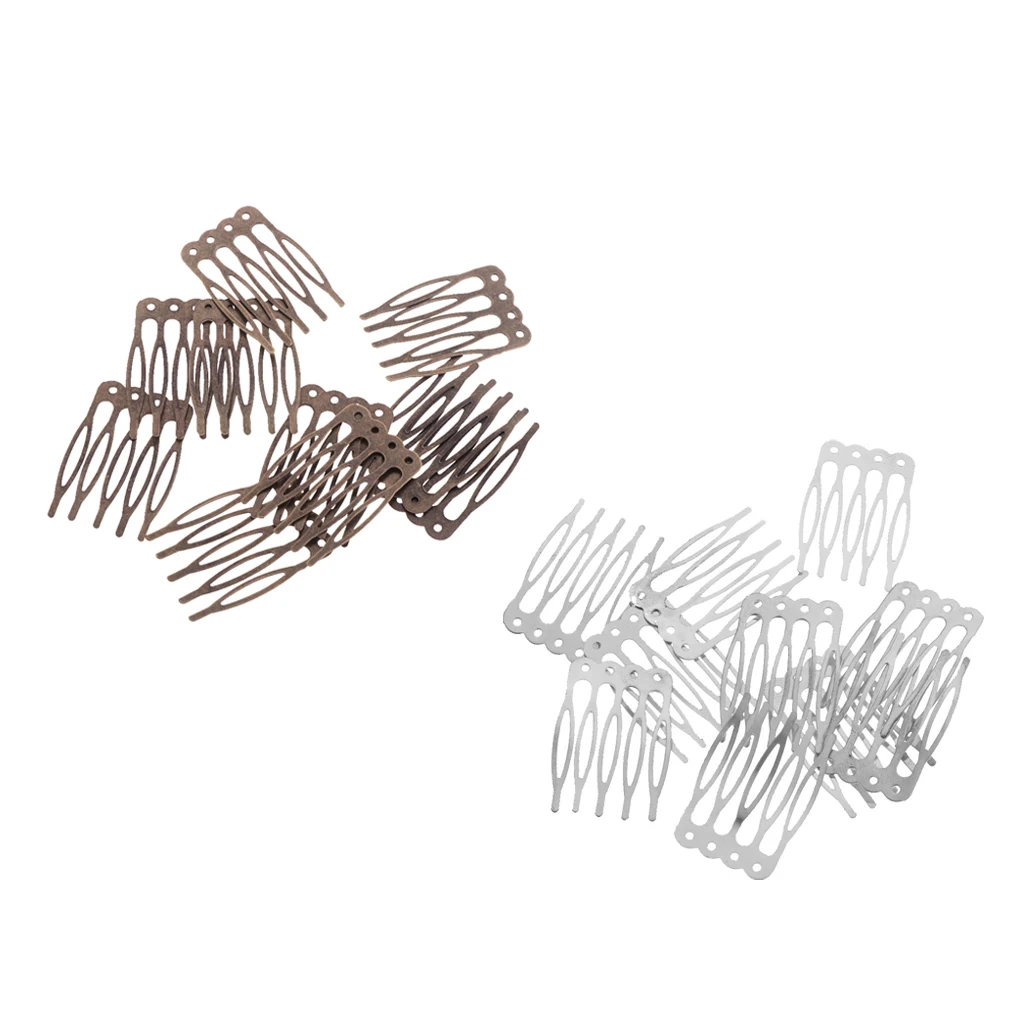 Pack of 20 pcs Hair Side Comb Clip Headwear Hairpin 5 teeth Pin Vintage Blank Metal DIY Hair Clips Claw Jewelry Findings
Pack of 20 pcs Hair Side Comb Clip Headwear Hairpin 5 teeth Pin Vintage Blank Metal DIY Hair Clips Claw Jewelry Findings