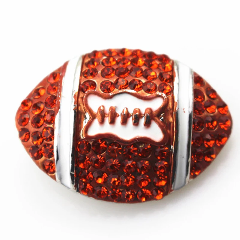 10pcs/lot Full Rhinestone Crystal American Football Snap Buttons for 18mm Snaps Bracelet&Bangles DIY Snap Jewelry Charms
10pcs/lot Full Rhinestone Crystal American Football Snap Buttons for 18mm Snaps Bracelet&Bangles DIY Snap Jewelry Charms