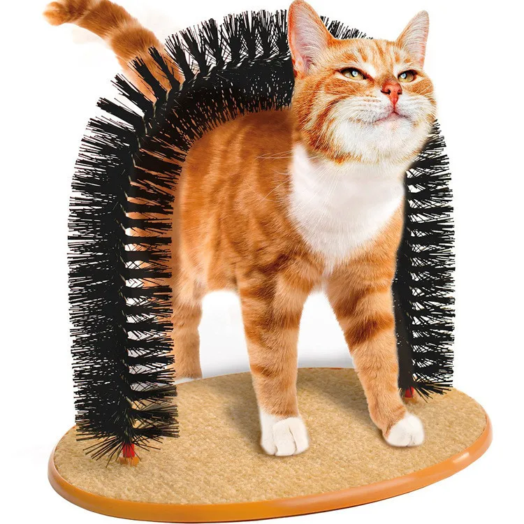 Arch Pet Cat Self Groomer With Round Fleece Base Cat Toy Brush Toys For Pets Purrfect Scratching Devices
Arch Pet Cat Self Groomer With Round Fleece Base Cat Toy Brush Toys For Pets Purrfect Scratching Devices