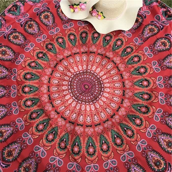 Bohemian Women Indian Mandala Tapestry Peacock Printed Round Chiffon Shawl Tapestry Retro Wall Hanging Beach Mat Yoga Mat
Bohemian Women Indian Mandala Tapestry Peacock Printed Round Chiffon Shawl Tapestry Retro Wall Hanging Beach Mat Yoga Mat