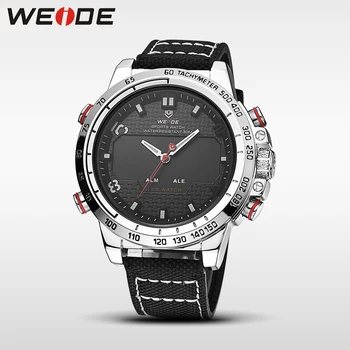 WEIDE men watches 2017 luxury brand Famous Brand Sports Watch Men Digital Quartz Alarm nylon Strap relogio automatico masculin
WEIDE men watches 2017 luxury brand Famous Brand Sports Watch Men Digital Quartz Alarm nylon Strap relogio automatico masculin
