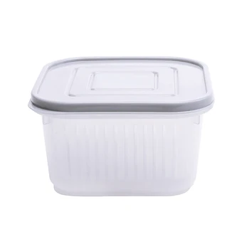 1pc Storage Box Refrigerator PP Storage Fruit and Vegetable Crisper Container for Store Restaurant 
1pc Storage Box Refrigerator PP Storage Fruit and Vegetable Crisper Container for Store Restaurant