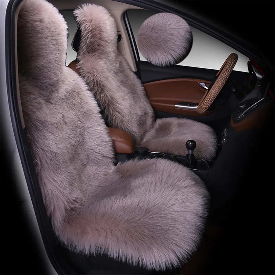 (Front and Back ) Bean Paste Color Universal Car Seat Cover Furry Fluffy Thick Faux Plush Warm Seat Pad Car Styling
(Front and Back ) Bean Paste Color Universal Car Seat Cover Furry Fluffy Thick Faux Plush Warm Seat Pad Car Styling
