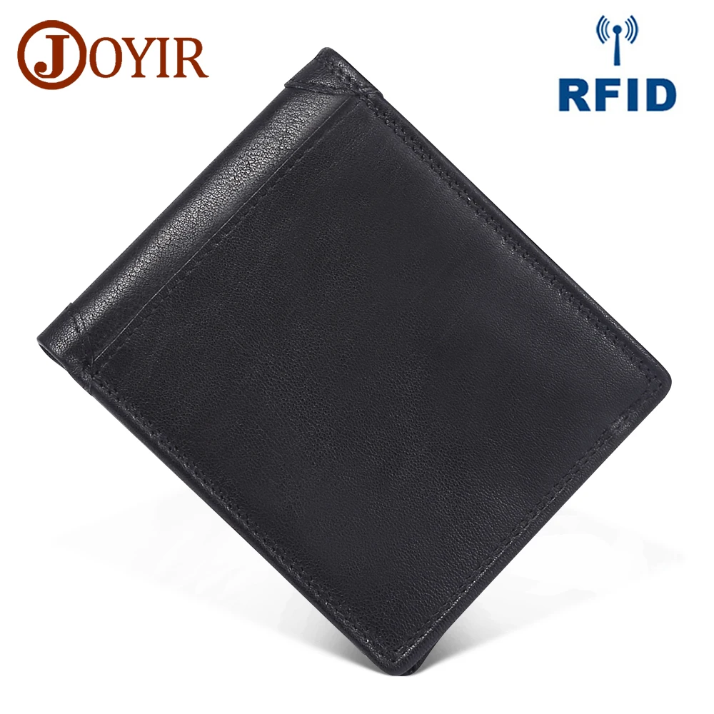 JOYIR RFID Wallet Antitheft Scanning Leather Wallets Hasp Leisure Men's Slim Leather Mini Wallet Case Credit Card Trifold Purse
JOYIR RFID Wallet Antitheft Scanning Leather Wallets Hasp Leisure Men's Slim Leather Mini Wallet Case Credit Card Trifold Purse