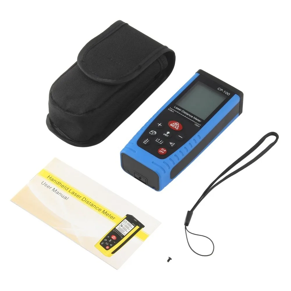 OUTAD 100 M (328ft) CP-100 High Accuracy Laser 635nm <1mW Distance Meter Measure Range Finder Area Volume Blue
OUTAD 100 M (328ft) CP-100 High Accuracy Laser 635nm <1mW Distance Meter Measure Range Finder Area Volume Blue