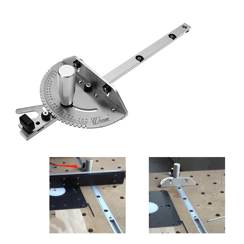 New Miter Gauge Table Saw Router 450mm Length Miter Gauge Router Sawing Accessories Ruler Woodworking DIY Tools Aluminum
New Miter Gauge Table Saw Router 450mm Length Miter Gauge Router Sawing Accessories Ruler Woodworking DIY Tools Aluminum