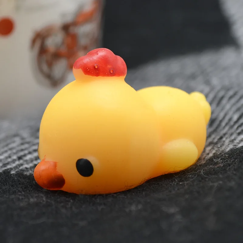 100pcs TPR toy 2.3cm*1cm Stretch cute Yellow chicken Squeeze toy squishy Stress Reliever Squeeze toy wholesale
100pcs TPR toy 2.3cm*1cm Stretch cute Yellow chicken Squeeze toy squishy Stress Reliever Squeeze toy wholesale