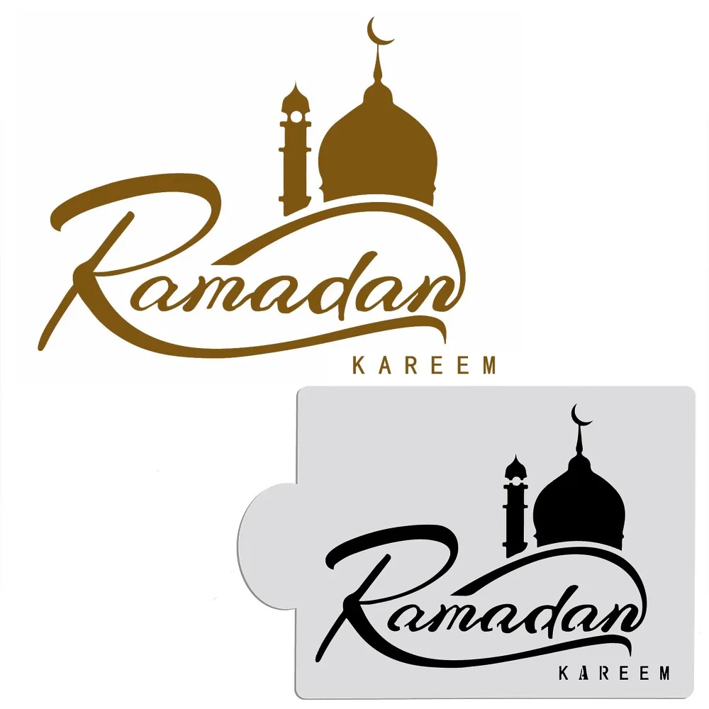 Ramadan Kareem cake stencil baking cake decoration tools , Kitchen Accessories DIY mosque design fondant cake pastry decoration
Ramadan Kareem cake stencil baking cake decoration tools , Kitchen Accessories DIY mosque design fondant cake pastry decoration