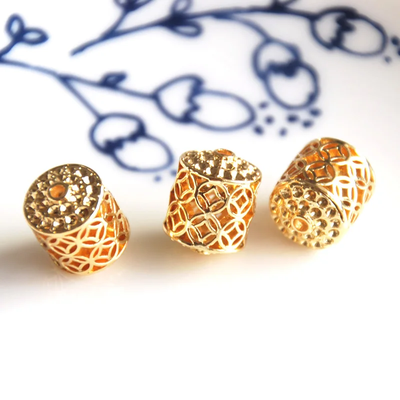 wholesale 10 pcs/lot gold color spacer golden tube jewelry making craft findings DIY for women
wholesale 10 pcs/lot gold color spacer golden tube jewelry making craft findings DIY for women