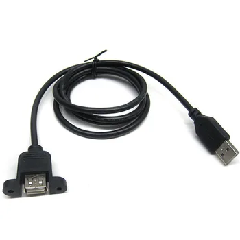 USB Extension Cable with Screw Panel Mount USB 2.0 Male to Famale Cables Connectors For Computer Motherboard Panel Mount
USB Extension Cable with Screw Panel Mount USB 2.0 Male to Famale Cables Connectors For Computer Motherboard Panel Mount