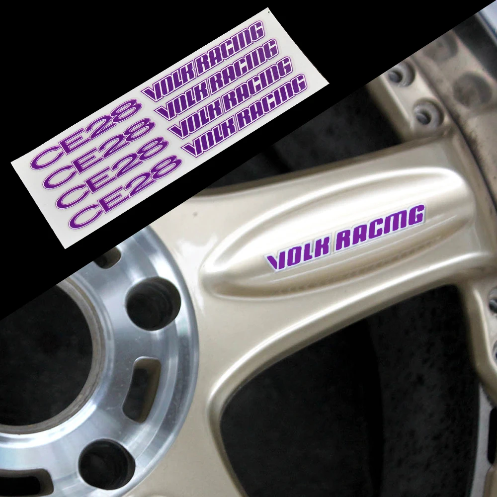 4 pcs Car Stickers Wheel Rim Sticker Car Decal Hub Decoration Car Styling For RAYS CE28 VOLK RACING Auto Accessories
4 pcs Car Stickers Wheel Rim Sticker Car Decal Hub Decoration Car Styling For RAYS CE28 VOLK RACING Auto Accessories