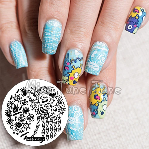 New Premium Stamping Plate hehe89 Microbe Germ Sprial DNA Nail Art Stamp Template Image Transfer Stamp
New Premium Stamping Plate hehe89 Microbe Germ Sprial DNA Nail Art Stamp Template Image Transfer Stamp