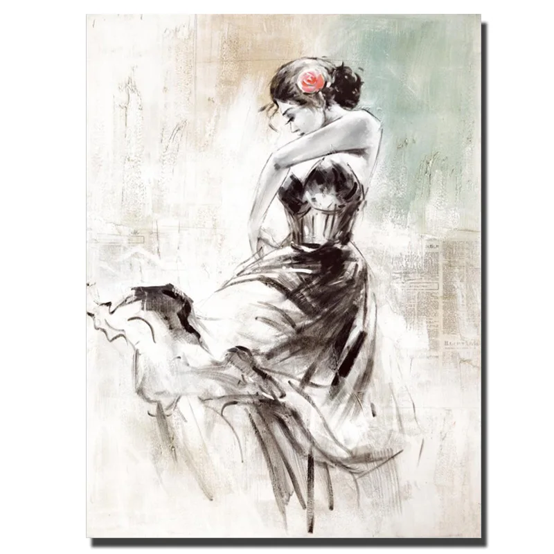 HD Print Sexy Dancer Oil Painting Print On Waterproof Canvas Abstract Wall Art Pictures Cuadros Posters For Home Decoration
HD Print Sexy Dancer Oil Painting Print On Waterproof Canvas Abstract Wall Art Pictures Cuadros Posters For Home Decoration