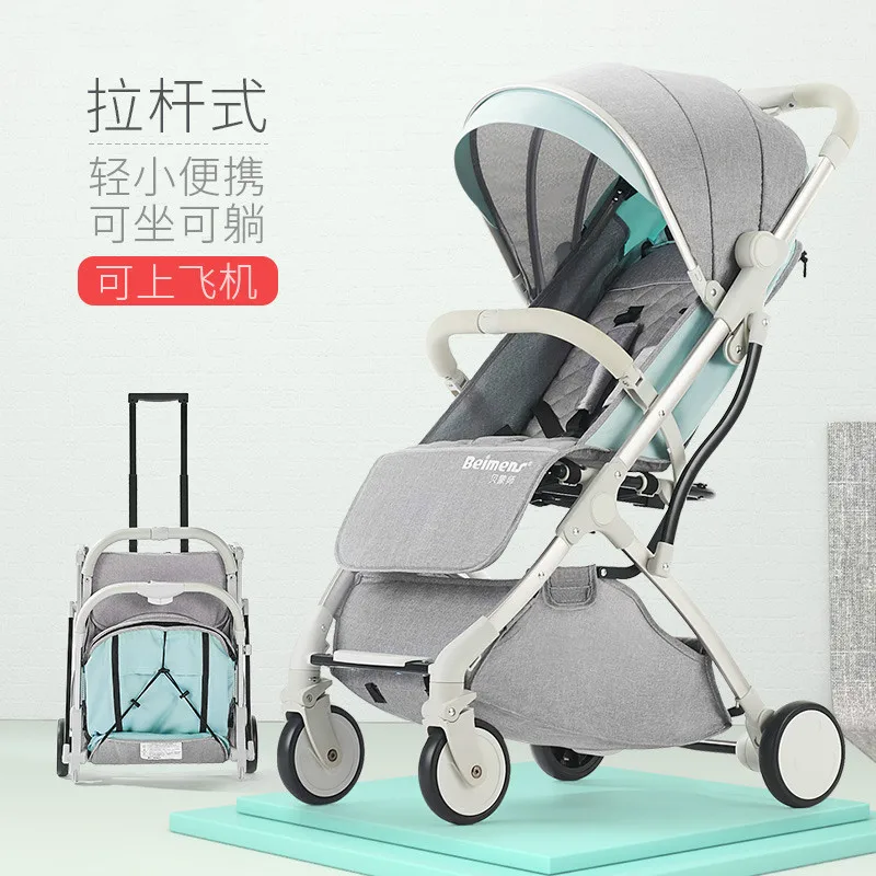 Baby trolley can sit on a four-wheeled children's trolley, which can be laid down in a light portable folding baby umbrella car.
Baby trolley can sit on a four-wheeled children's trolley, which can be laid down in a light portable folding baby umbrella car.