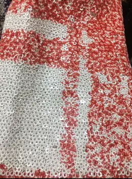 JOY-7701 sequins Embroidered Cord Lace Fabric for bridal dress Nigerian french net Lace
JOY-7701 sequins Embroidered Cord Lace Fabric for bridal dress Nigerian french net Lace