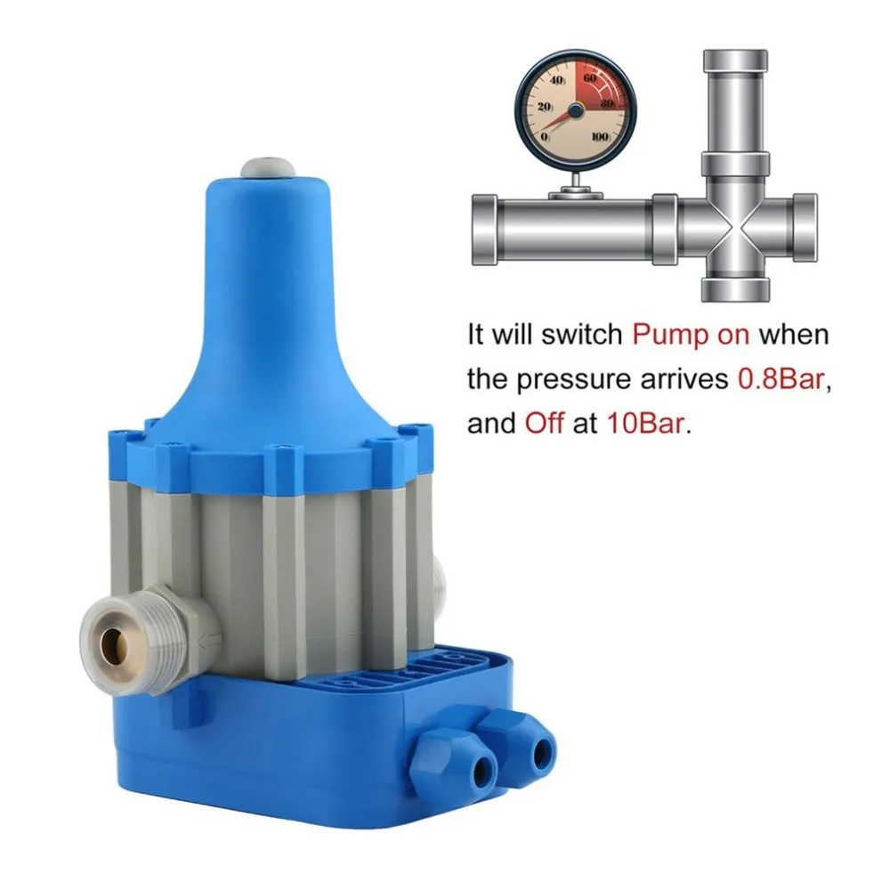 Automatic Water Pump Pressure Controller Auto Control Electronic Switch 10 Bar Intelligent Water Pump
Automatic Water Pump Pressure Controller Auto Control Electronic Switch 10 Bar Intelligent Water Pump