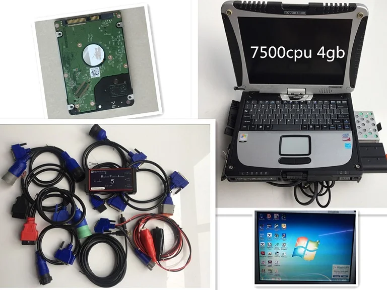 DPA5 Dearborn Protocol Adapter 5 Diesel Heavy-Duty Truck Diagnostic Tool DPA 5 with Laptop CF-19 (4g, 7500) ready to work
DPA5 Dearborn Protocol Adapter 5 Diesel Heavy-Duty Truck Diagnostic Tool DPA 5 with Laptop CF-19 (4g, 7500) ready to work