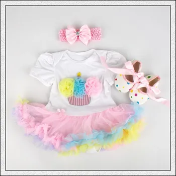 Baby Rompers 3PCs Infant Clothing Set Baby Girls Rainbow Cupcake Birthday Tutu Dress Jumpersuit Headband Shoes
Baby Rompers 3PCs Infant Clothing Set Baby Girls Rainbow Cupcake Birthday Tutu Dress Jumpersuit Headband Shoes
