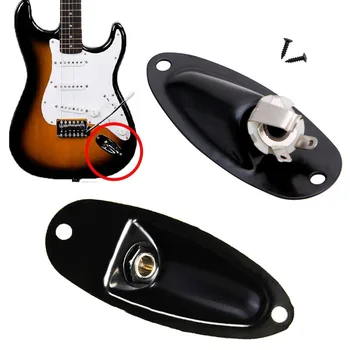 Hot Boat Input Output Jack Plate Socket Black With Screws For Fender Strat Guitar
Hot Boat Input Output Jack Plate Socket Black With Screws For Fender Strat Guitar