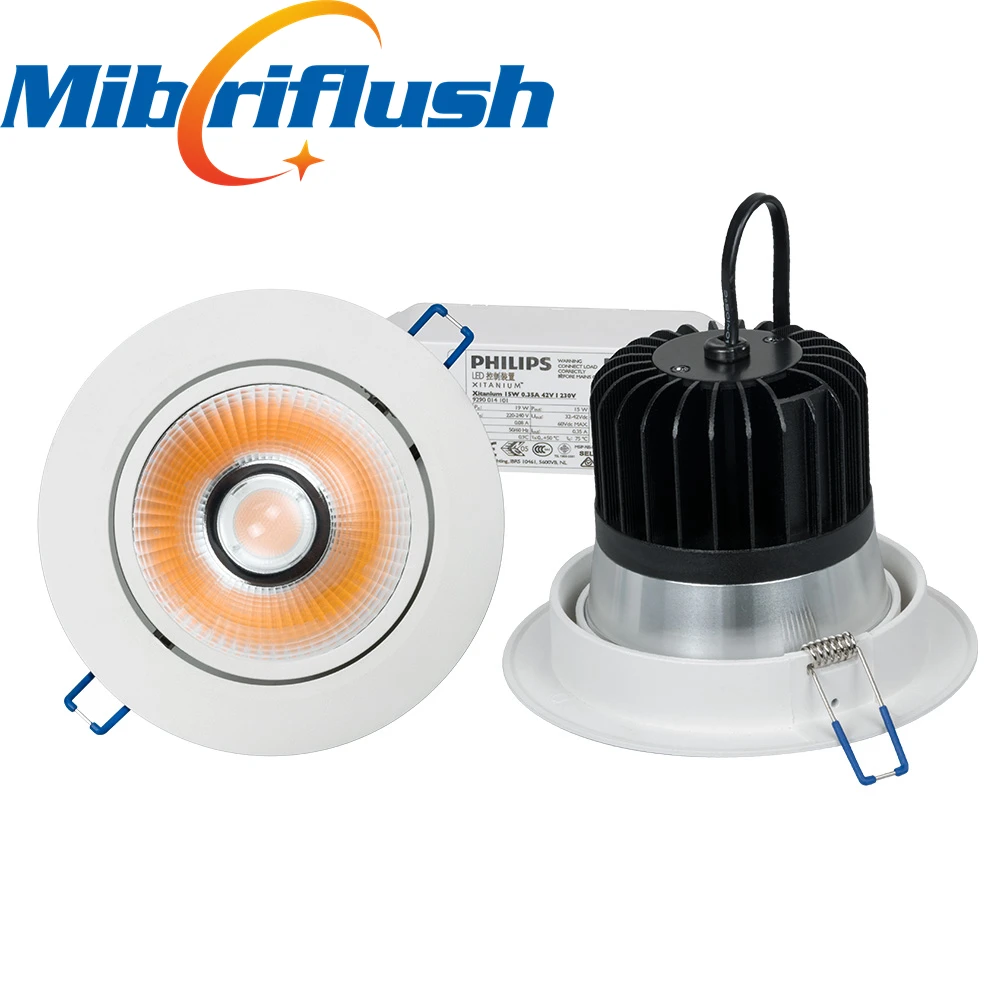 CRI>90 Dali Dimmable COB LED Downlights 20W Triac Dimmable Recessed LED Lights white/black/silver AC200-240V Warm White
CRI>90 Dali Dimmable COB LED Downlights 20W Triac Dimmable Recessed LED Lights white/black/silver AC200-240V Warm White