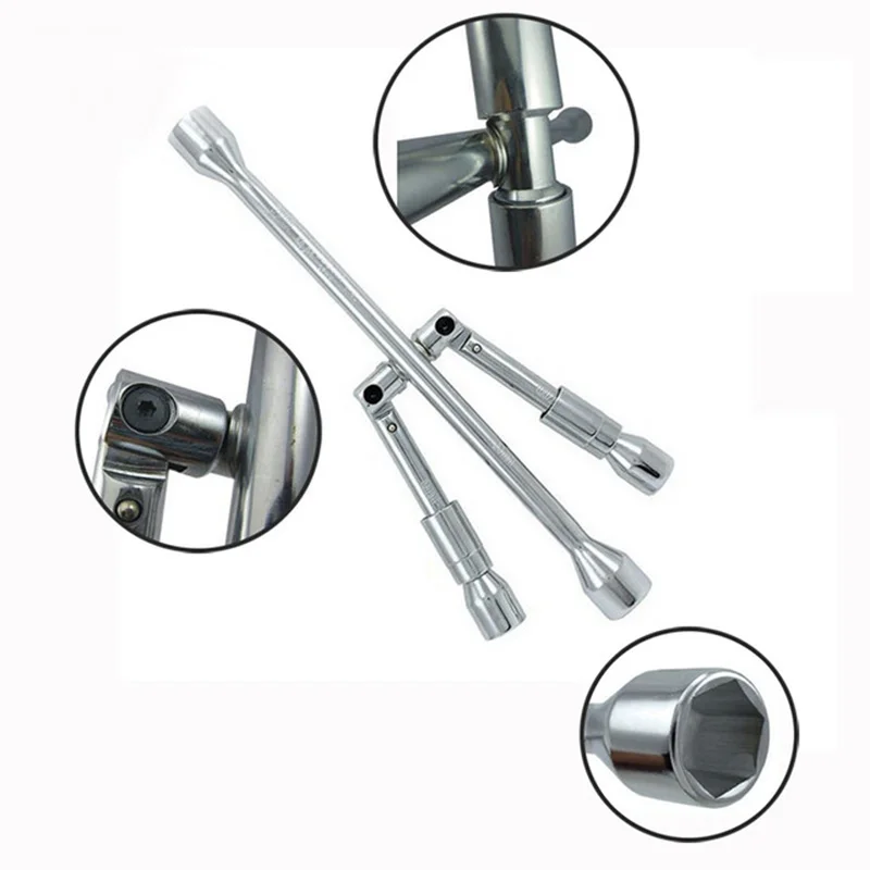 Folding Cross Wrench Car Wheel Repair Tool Auto Socket Spanner 17,19,21,23 Stowable Adjustable Portable Nut Tire Lug Tool
Folding Cross Wrench Car Wheel Repair Tool Auto Socket Spanner 17,19,21,23 Stowable Adjustable Portable Nut Tire Lug Tool