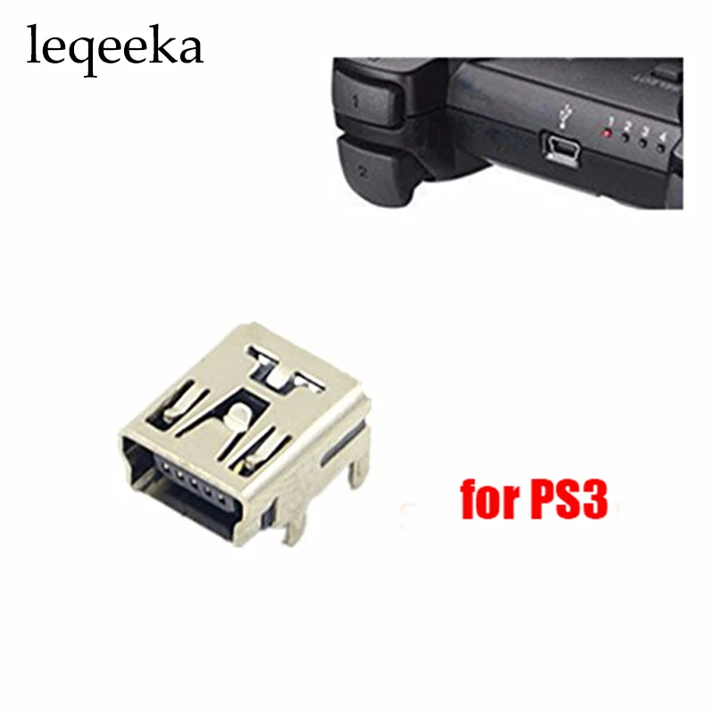1000PCS Mini USB Charging Port Socket Power Charger Connector Replacement For PS3 Controller Repair Part Stitches pin | Электроника