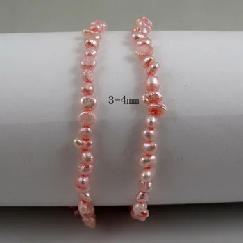 Unique Pearls jewellery Store,Small Size 3-4mm Pink Genuine Freshwater Pearl Loose Beads 34cm One String Loose Pearl Jewelry
Unique Pearls jewellery Store,Small Size 3-4mm Pink Genuine Freshwater Pearl Loose Beads 34cm One String Loose Pearl Jewelry